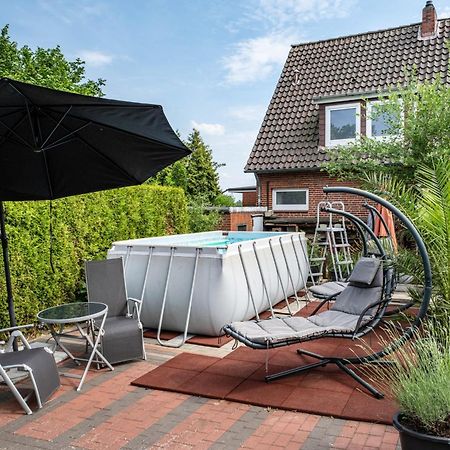 Ferienwohnung Am Elbstrom Stade Buitenkant foto
