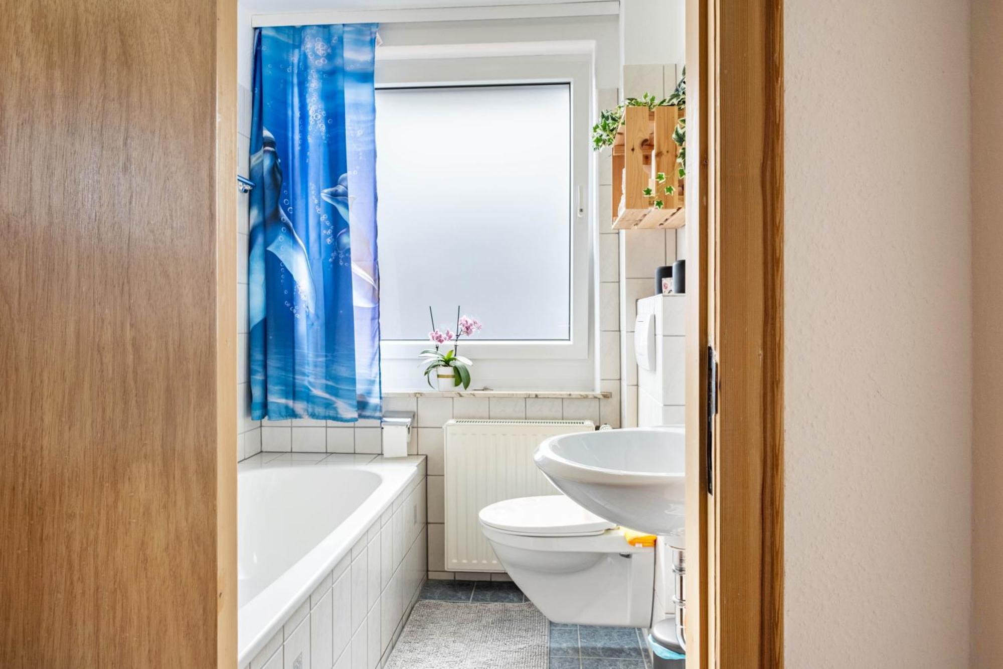 Ferienwohnung Am Elbstrom Stade Buitenkant foto