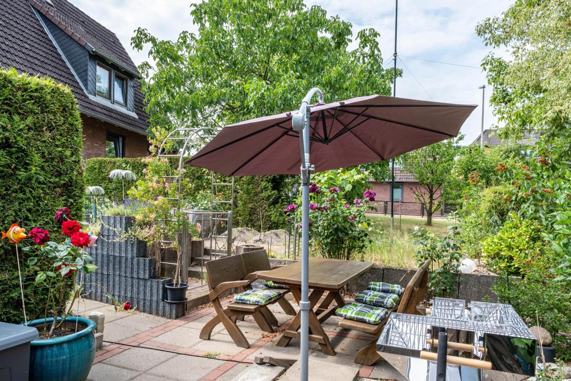 Ferienwohnung Am Elbstrom Stade Buitenkant foto